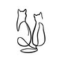 Wallity Couple Cat Love